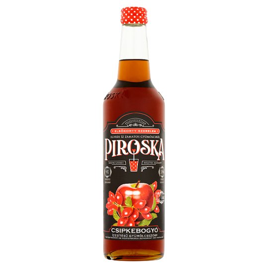 Piroska csipkebogyó ízesítésű gyümölcsszörp 0,7 l