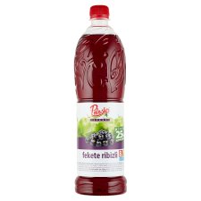 Pölöskei Blackcurrant Flavoured Syrup with Sugar and Sweeteners 1 l
