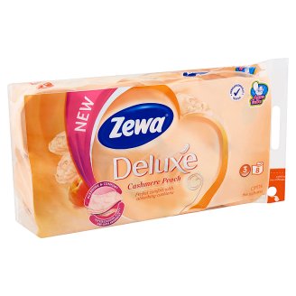 Zewa Deluxe Cashmere Peach 3 rétegű toalettpapír 8 tekercs
