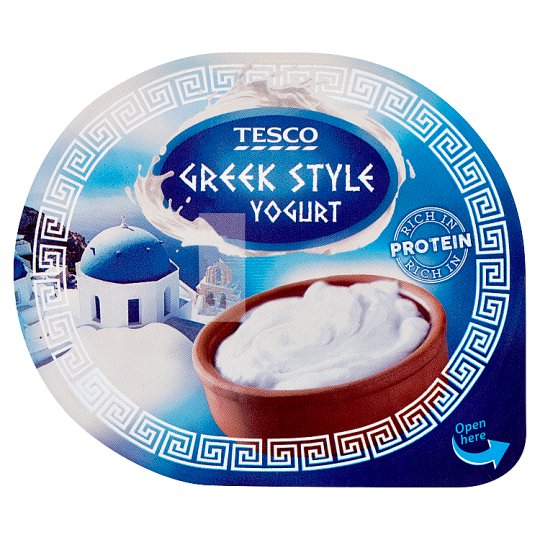 Tesco Greek Style Yogurt natúr joghurt 140 g Tesco Online, Tesco