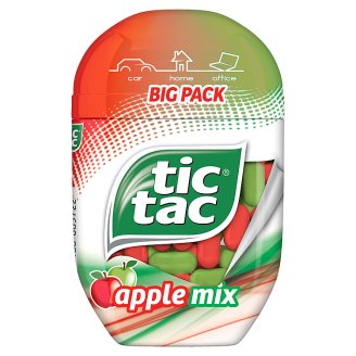 Tic Tac Apple Mix almaízű cukordrazsé 98 g