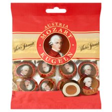 Victor Schmidt Mozartkugeln Chocolate Pralines With Marzipan and Nougat Filling 148 g