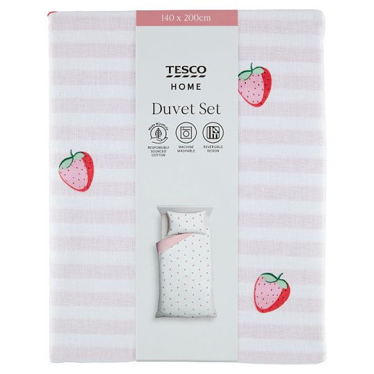 Tesco Home Duvet Set 140 x 200 cm Tesco Online, Tesco From Home