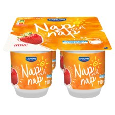 Danone Nap mint Nap élőflórás eperízű zsírszegény joghurt 4 x 110 g