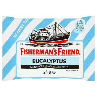 Fisherman's Friend mentol-eukaliptusz ízű keménycukorka 25 g