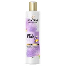 Pantene Silky & Glowing Shampoo with Biotin & Keratin Reconstruct 250ml for Dry Hair