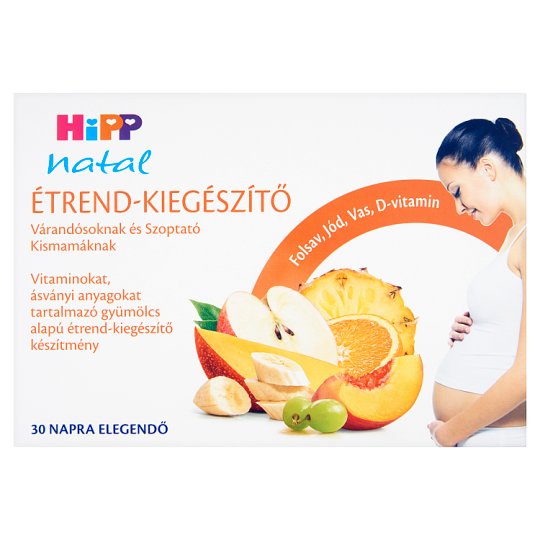HiPP Natal étrend-kiegészítő várandósoknak és szoptató kismamáknak 3 x 200 ml