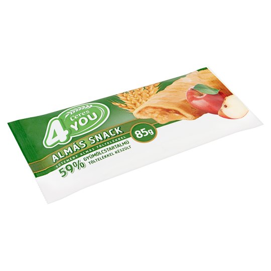 Ceres 4You almás snack-sütemény almás töltelékkel 85 g