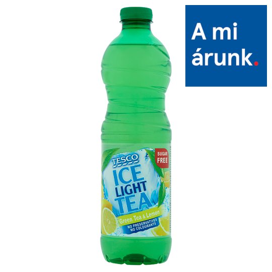 Tesco Ice Tea Light citromízű, szénsavmentes üdítőital édesítőszerekkel 1,5 l