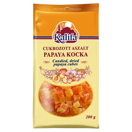 Kalifa cukrozott, aszalt papayakocka 200 g