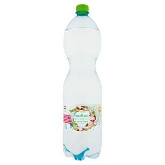 Tesco Aquafruct+ limetta-gyömbér-licsi ízű szénsavas üdítőital édesítőszerekkel 1,5 l