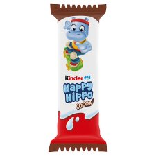 Kinder Happy Hippo Cacao Crispy Wafer Filled with Cacao and Milky Cream 20,7 g