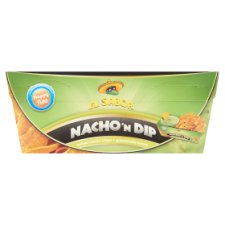 El Sabor Nacho 'N Dip sós nacho chips és avokádó szósz 175 g