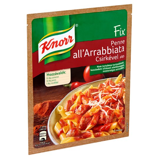 Knorr Fix Penne all'Arrabbiata csirkével alap 46 g