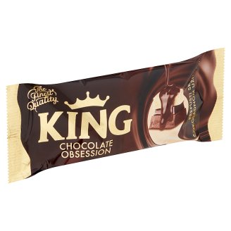 King Chocolate Obsession fehércsokoládé és csokoládé jégkrém ropogós kakaós gabonapehellyel 110 ml
