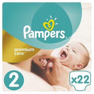 Pampers Premium Care, 2-es Méret (Mini), 3–6 kg, 22 Darabos Kiszerelés