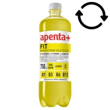 Apenta+ Fit Mango-Lemon-Green Tea Flavour Non-Carbonated, Energy-Free Soft Drink 750 ml