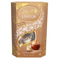 Lindt Lindor Milk Chocolate Praline with Soft-Melting Filling Flavored with Irish Cream 200 g