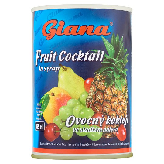 Giana gyümölcskoktél cukrozott lében 410 g