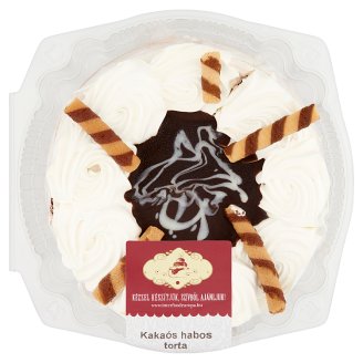 Kakaós habos torta
