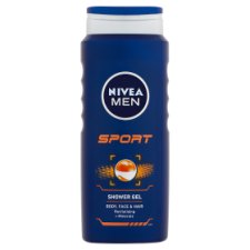 NIVEA MEN Sport tusfürdő tusoláshoz, arc- és hajmosáshoz 500 ml