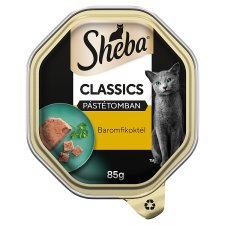 Sheba Complete Pet Food for Adult Cats Poultry Selection Alu Tray 85 g