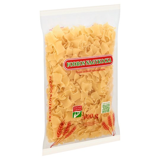 Fodros nagykocka tojás nélküli száraztészta 400 g