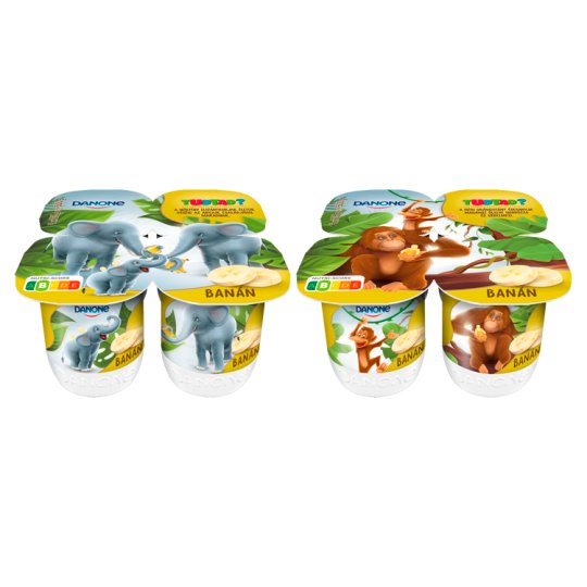 Danone Disney banánízű, élőflórás, zsírszegény joghurt 4 x 125 g