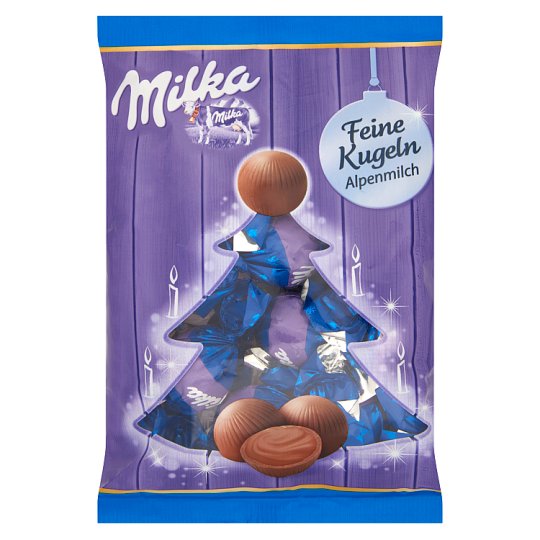 Milka alpesi tejcsokoládé karácsonyi bonbon 90 g