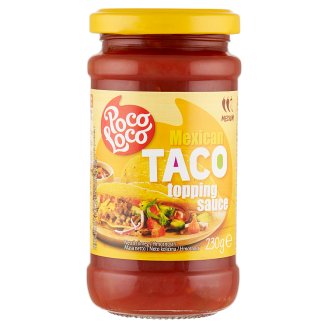 Poco Loco Taco Medium paradicsomszósz hagymával, zöld chilipaprikával és jalapeno paprikával 230 g