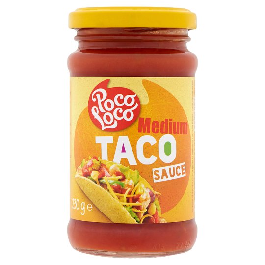 Poco Loco Taco Medium Tomato Sauce with Onion, Green Chili and Jalapeno 230 g