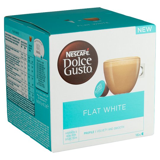 NESCAFÉ Dolce Gusto Flat White Powder and Instant Coffee Capsules pcs g - Tesco Online, Tesco From Home, Tesco Doboz Webshop