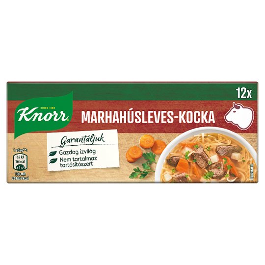 Knorr marhahúsleves-kocka 12 x 10 g (120 g)