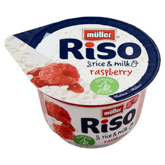 Müller Riso tejberizs desszert málna készítménnyel 200 g