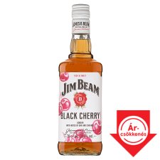 Jim Beam Black Cherry cseresznye ízesítésű bourbon whiskey alapú likőr 32,5% 0,7 l