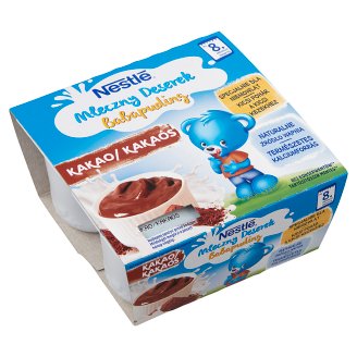 Nestlé csokoládés babapuding 8 hónapos kortól 4 x 100 g
