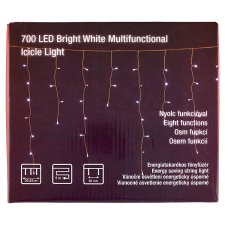 Snow Meister SM2571 700 LED-es multifunkciós hideg fehér fényfüzér