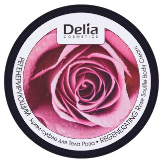Delia Cosmetics Dermo System regeneráló hatású rózsa testkrém-souffle 200 ml