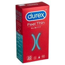 Durex Feel Thin Slim Fit óvszer 10 db