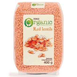 Tesco BIO vöröslencse 400 g