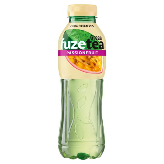 FUZETEA energiamentes, szénsavmentes maracujaízű üdítőital édesítőszerekkel 500 ml