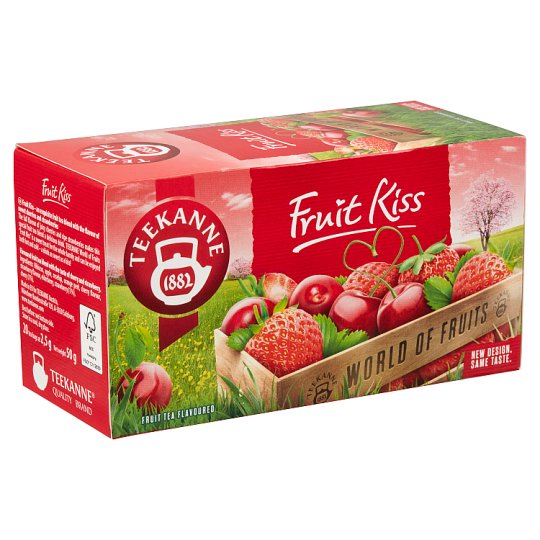 Teekanne World Of Fruits Fruit Kiss Fruit Tea Blend 20 Tea Bags 50 G