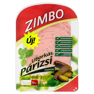 Zimbo Premium uborkás párizsi 70 g