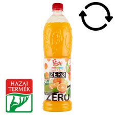 Pölöskei Zero Orange Flavoured Syrup with Sweeteners 1 l