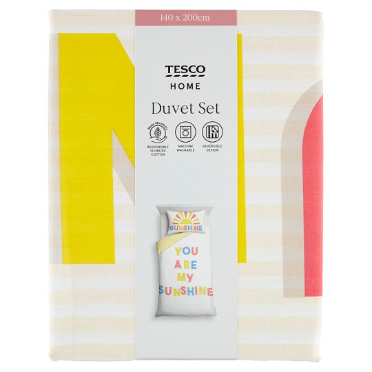 Tesco Home Duvet Set 140 x 200 cm Tesco Online, Tesco From Home