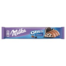 Milka & Oreo Alpine Milk Chocolate with Cocoa Biscuit Pieces and Vanilla Flavoured Milky Cream 37 g