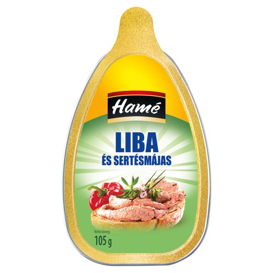 Hamé liba és sertésmájas 105 g