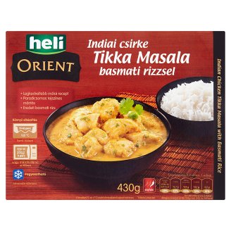 Heli Orient indiai csirke Tikka Masala basmati rizzsel pasztőrözött készétel 430 g