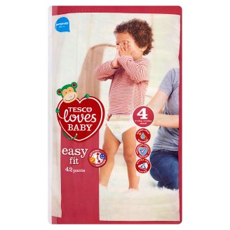 Tesco Loves Baby Easy Fit 4 Maxi bugyipelenka 8-15 kg 42 db