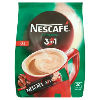 Nescafé 3in1 Strong azonnal oldódó kávéspecialitás 20 db 360 g